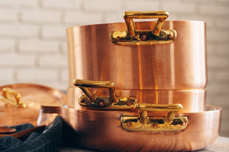 Copper pots and pans Pros and cons