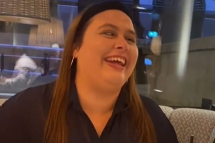 Restaurant Surprised Blind Woman With A Happy Birthday Message Written In Braille