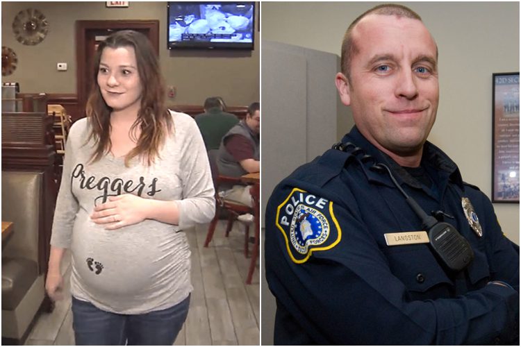 Mysterious Police Officer Pregnant Waitress Message Note