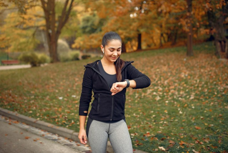 Use a pedometer to track walking progress